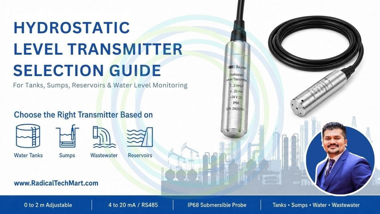Hydrostatic Level Transmitter | Selection Guide & Applications